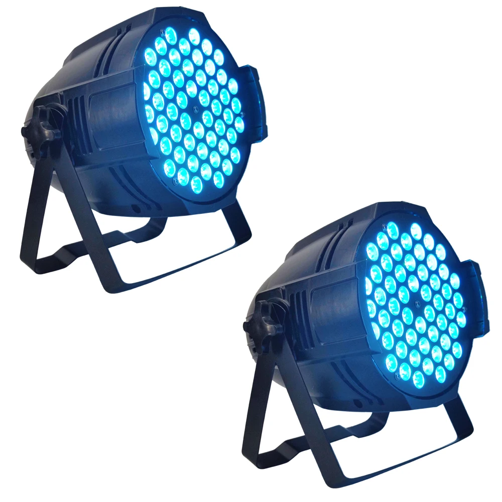 2 шт./алюминиевый 54x3 Вт Светодиодный светильник RGB 3в1 светодиодный вечерние dj