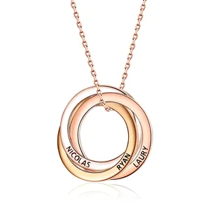 Подвеска из серебра 925 пробы с надписью и датой