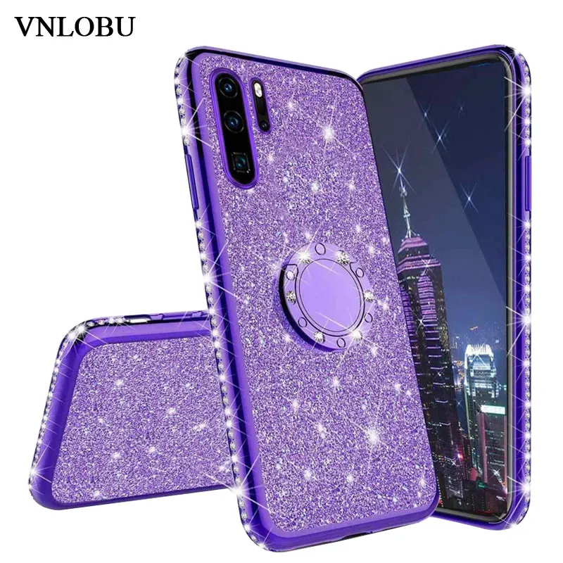 Чехол с алмазным блеском для Huawei Honor 9X Pro 8X 7X P10 P20 P30 Mate 20X10 Lite Nova 3i Y9 2019 мягкий