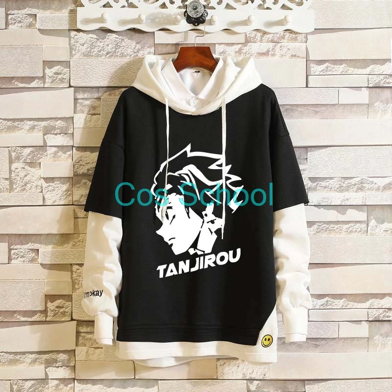 Cos школьная демон убийца Kimetsu без Yaiba толстовки камадо Tanjirou Косплэй кофты пара с