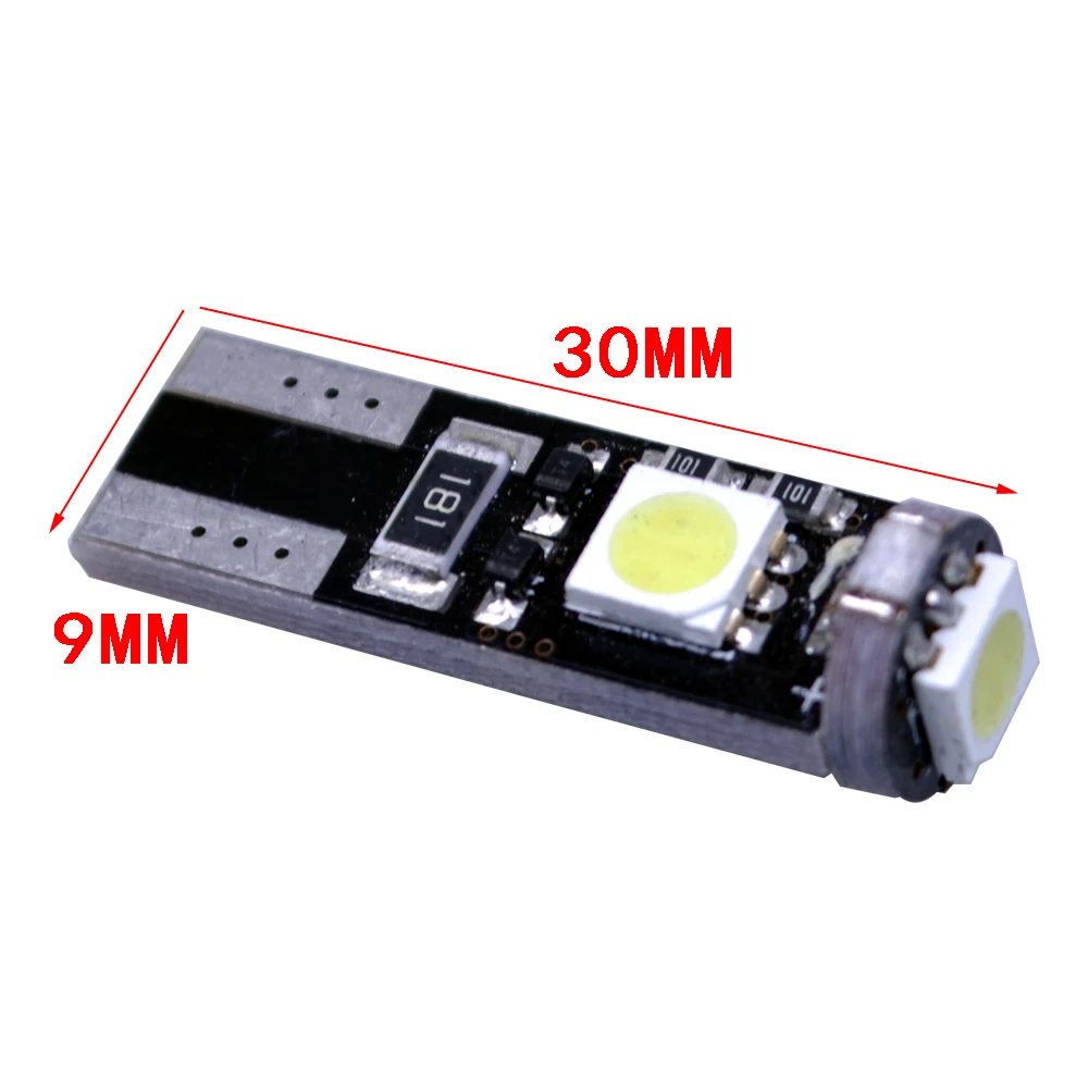 

Xenon White Canbus No Error W5W 2825 LED Bulbs For Audi VW Mercedes Parking Lamp Wedge Tail Side Bulb