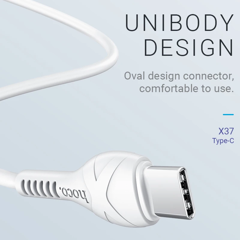 hoco зарядный кабель для lightning Micro USB C Type 2.4A передача данных провод 1м PVC зарядка