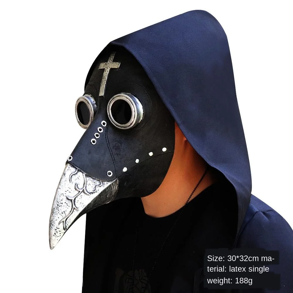 Хэллоуин ворона клоун дьявол ужасные маски Готический стимпанк Чумного доктора