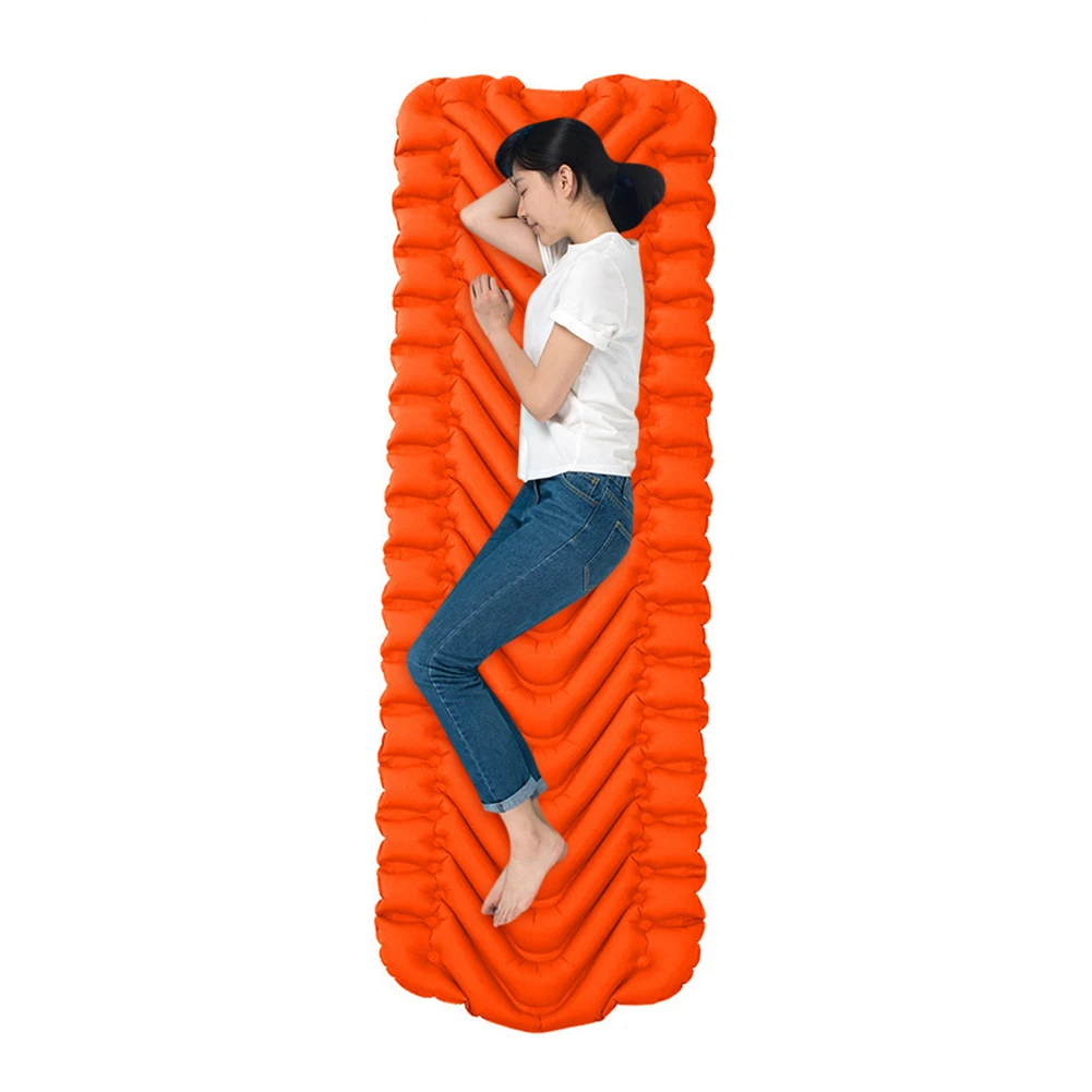 

Camping Sleeping Pad Inflatable Air Mattresses Outdoor Moisture Proof Mat Furniture Bed Ultralight Cushion for Hiking Trekking