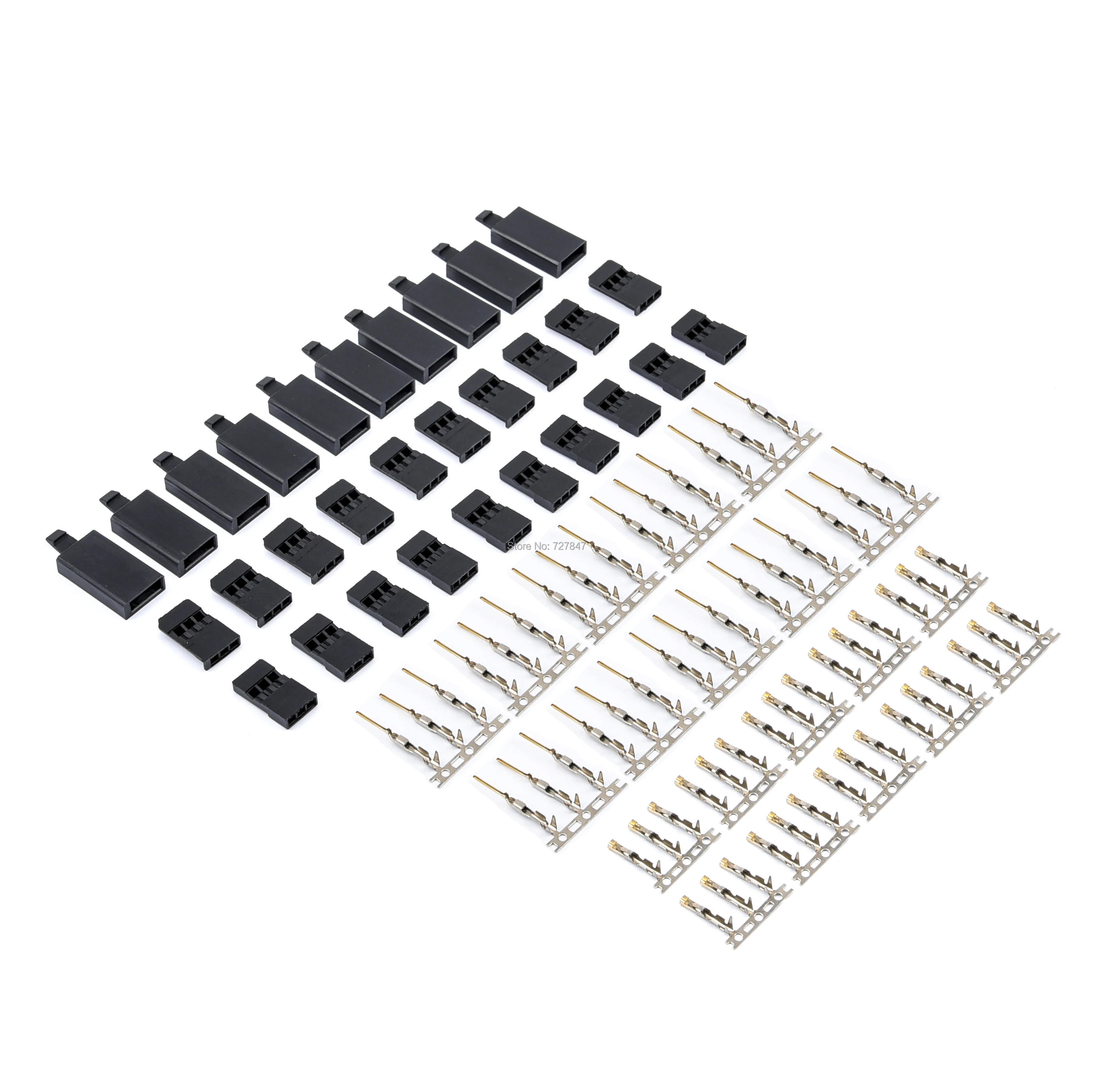 5/10/20 пар разъем приемника сервопривода с замком и штекерами позолоченные клеммы