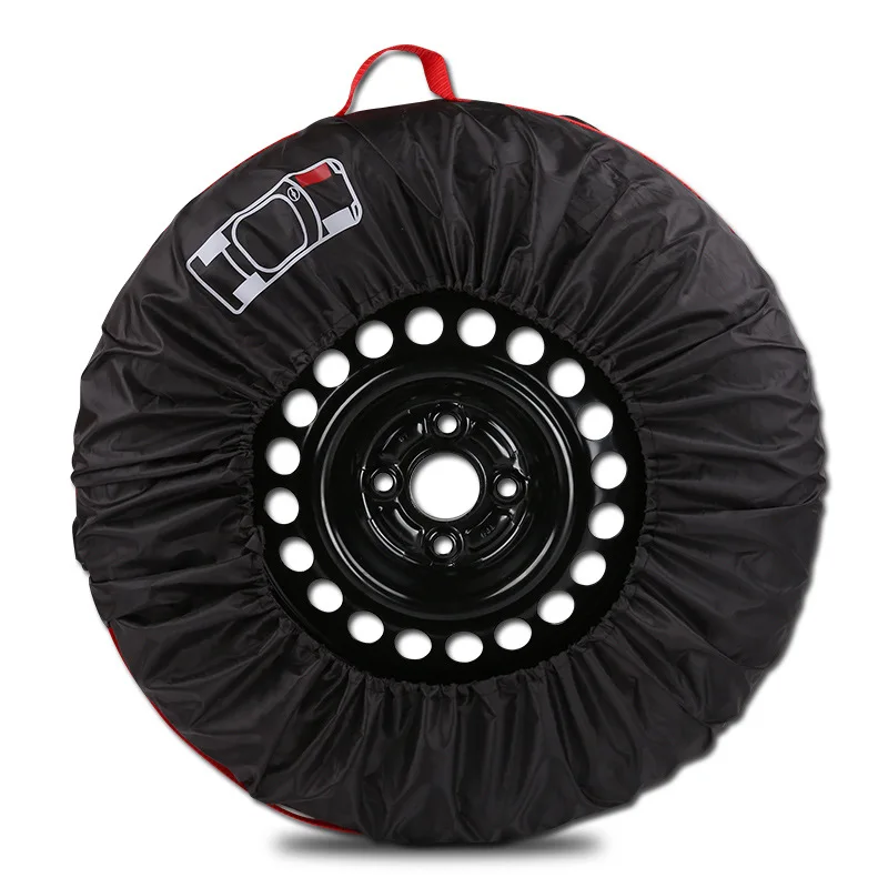 4 шт./лот чехол для запасных автомобильных шин из полиэстера сумки хранения колес