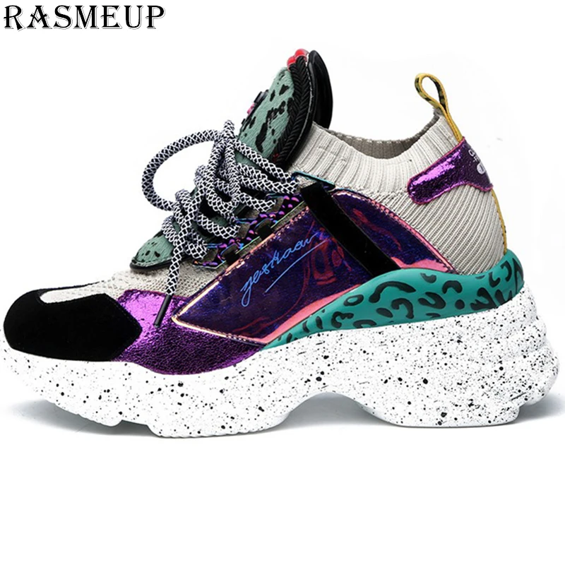 Женские сетчатые кроссовки RASMEUP модные брендовые дышащие повседневные из