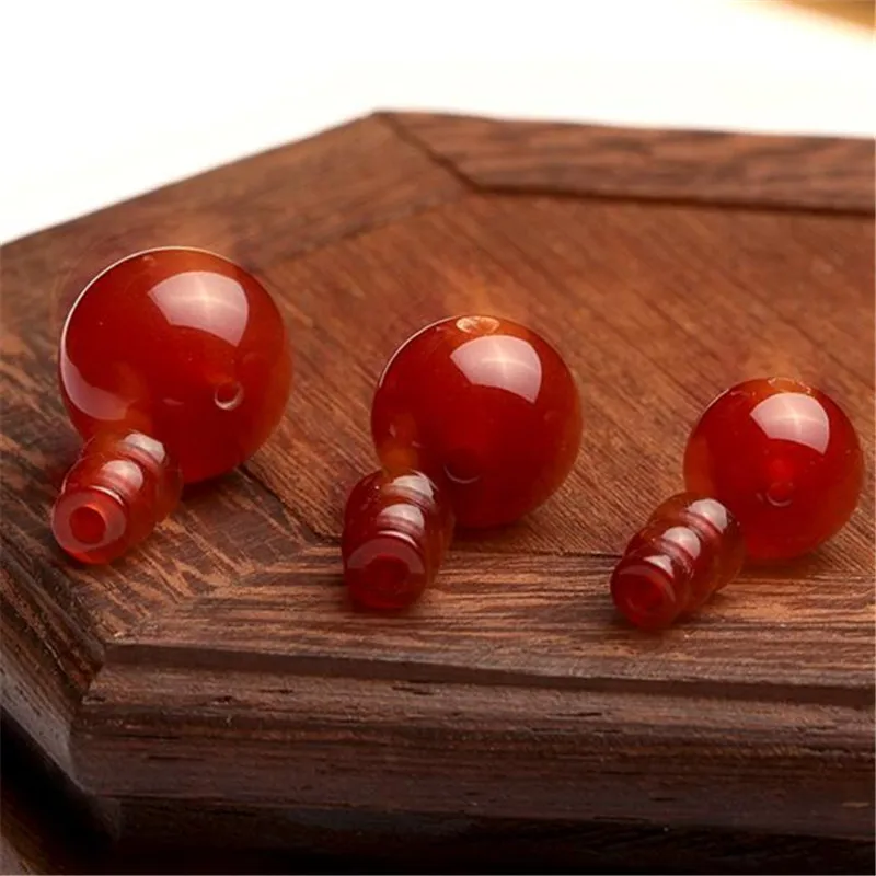 2 компл./лот 6-10 мм натуральные красные/черные бусины с 3 отверстиями верхние Будды