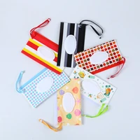 1pcs baby wipes carrying case portable clean wet wipes bag eva flip cover wipes bag with easy carry snap strap for stroller