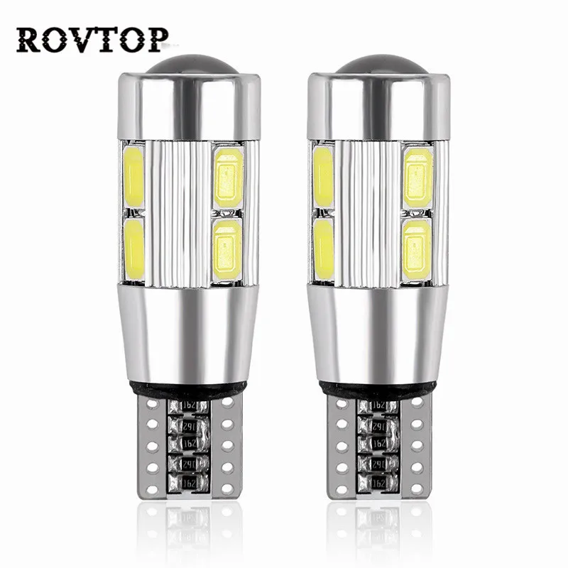 2 шт. автомобильный Стайлинг авто светодиодный T10 Canbus 194 W5W 10 SMD 5630 лампочка без