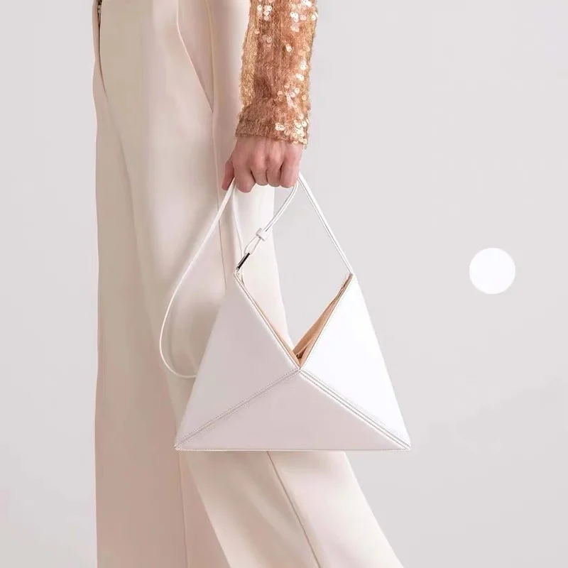 Женская сумка мессенджер треугольная через плечо из искусственной кожи|Сумки с