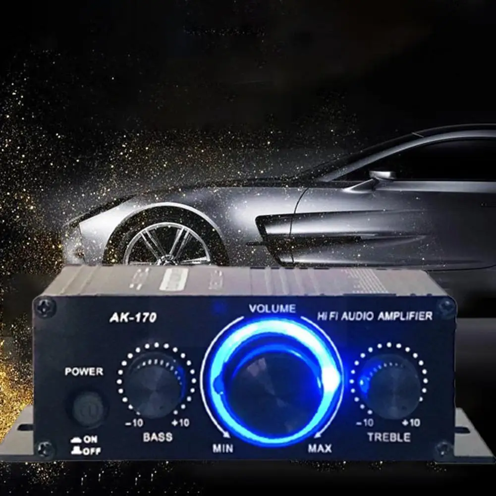 

Усилитель мощности Hifi 400 Вт, 12 В постоянного тока, автомобильный стерео музыкальный приемник, радио, Mp3, брендовый домашний плеер, Fm, высокий к...