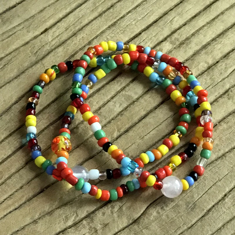 Браслет Mcllroy с бусинами для мужчин и женщин богемный красочный браслет ручной
