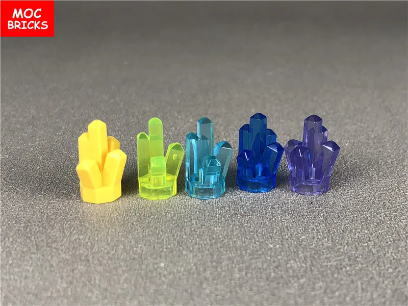 50 шт./партия кубики Moc Clorful Rock 1x1 кристалл 5 точек подходят с 52 развивающие строительные блоки фигурки DIY игрушки для детей Рождественский подарок