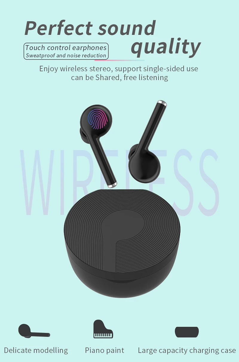 CALETOP TWS 40 Bluetooth 5,0 беспроводные наушники водонепроницаемые наушники с микрофоном Handsfree Водонепроницаемая гарнитура для huawei Xiaomi