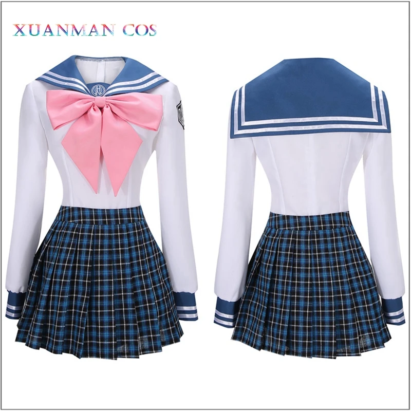 Костюм для косплея Danganronpa Sayaka Maizono школьная форма академический наряд Женская