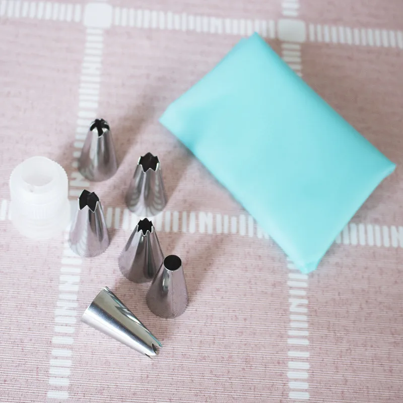 8 шт./компл. силиконовая глазурь кондитерский мешок для крема кухонные аксессуары