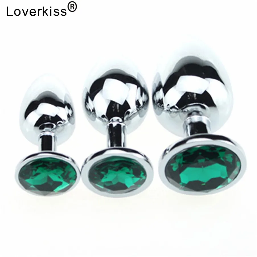 Ass Plug Anal Dildo Butt Big Beads Large Crystal Anus Dilator Stimulator Woman Man Intimate Toy | Красота и здоровье