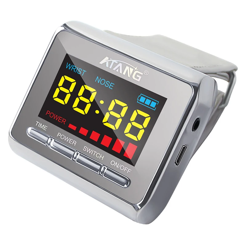 Низкоуровневый лазерный терапевтический диодный лазер физиотерапия часы для