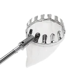 Многофункциональный Нержавеющаясталь телескопическая сбор фруктов для наружных осветительных приборов комплектации мушмула манго хурма палка