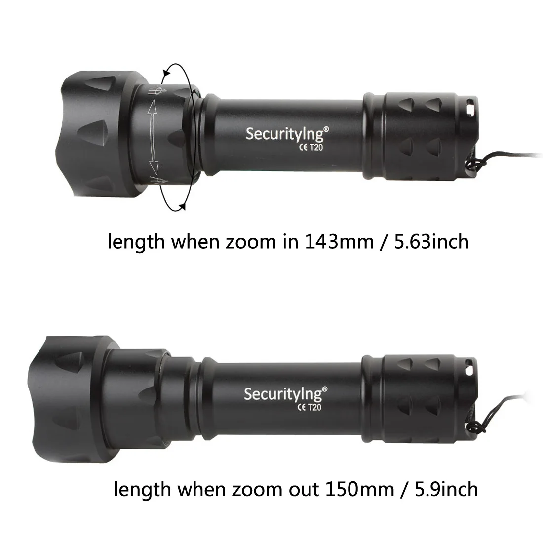 SecurityIng инфракрасный ИК 850nm осветитель фонарик Ночное видение 38 мм объектив