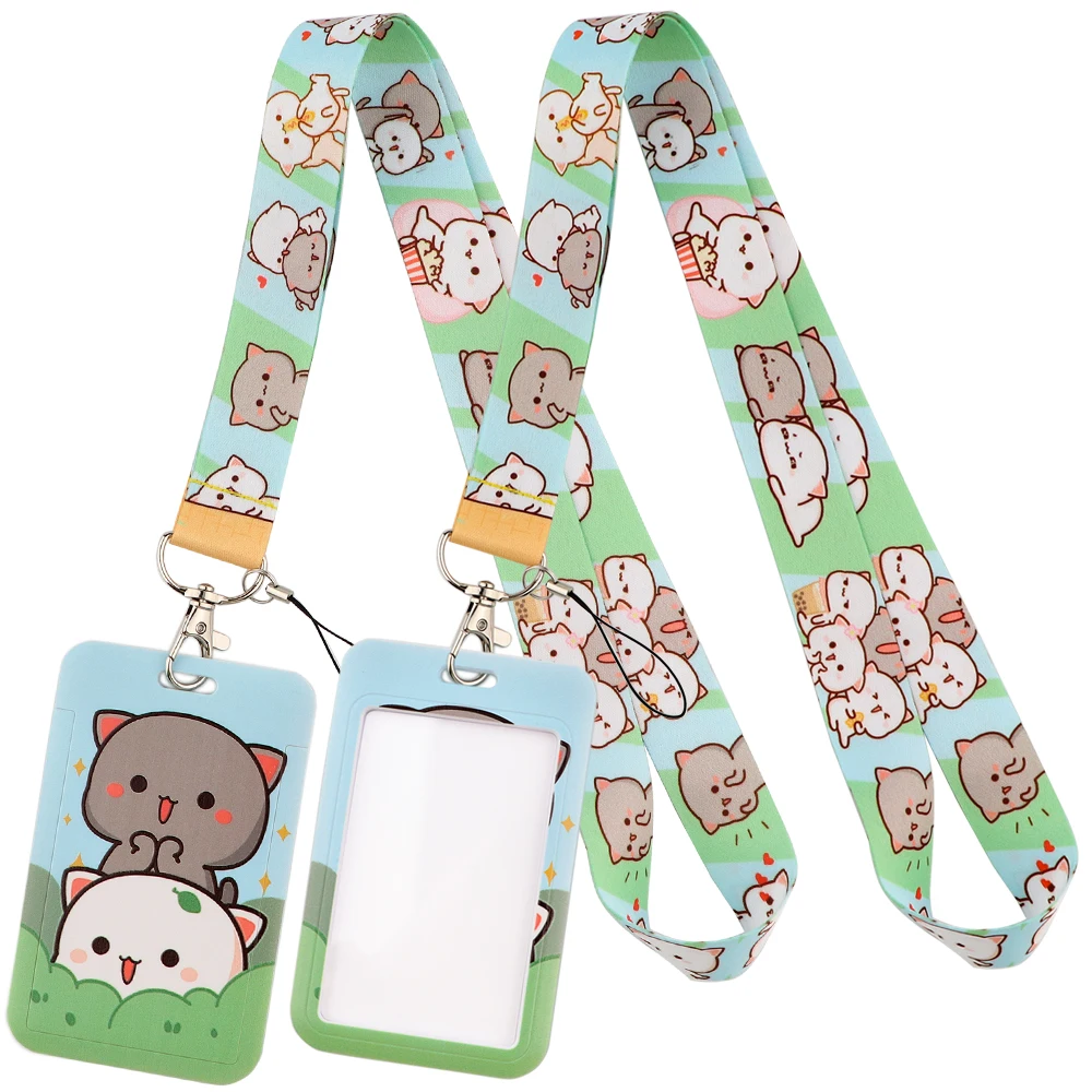 

LB2591 Kawaii Cat Neck Strap Lanyard for KeyChain ID Card Cell Phone Strap Rope USB Badge Holder DIY Lariat Lanyard Hanging Rope