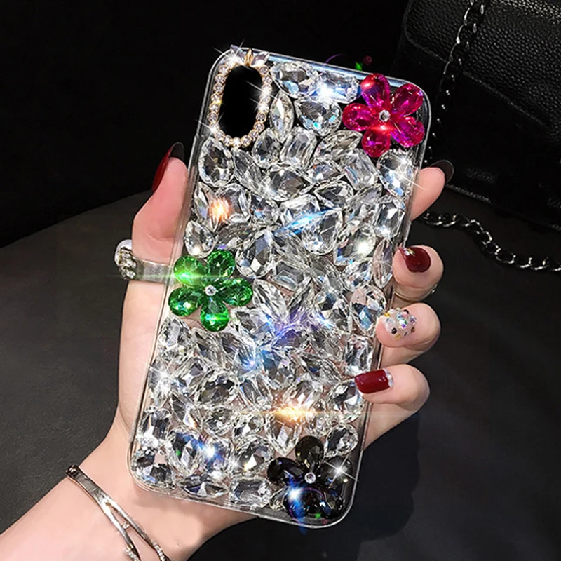 Sunjolly чехол со стразами для Samsung Galaxy S10E S10 Plus S9 S8 S7 S6 Edge Note 10 9 8 5 телефона
