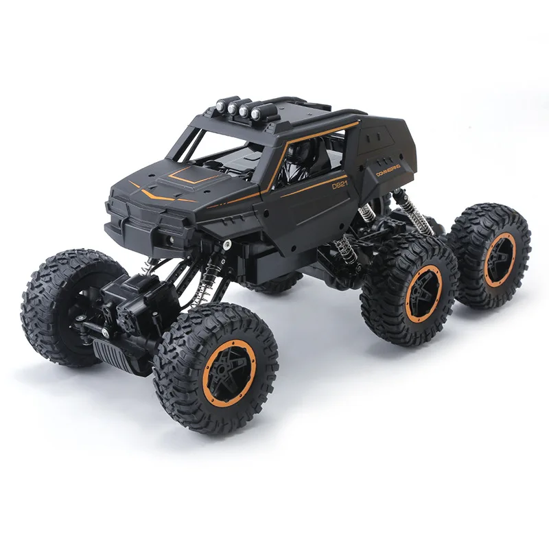 

RC Car 6WD 6 Wheel Off-road Climbing Car with Shock Absorber Children's Outdoor Remote Control Toy Car