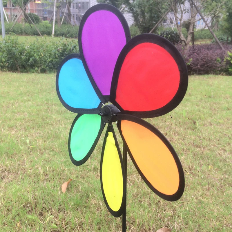 WCIC ветряная мельница детская игрушка Спиннер для сада и двора украшения улицы