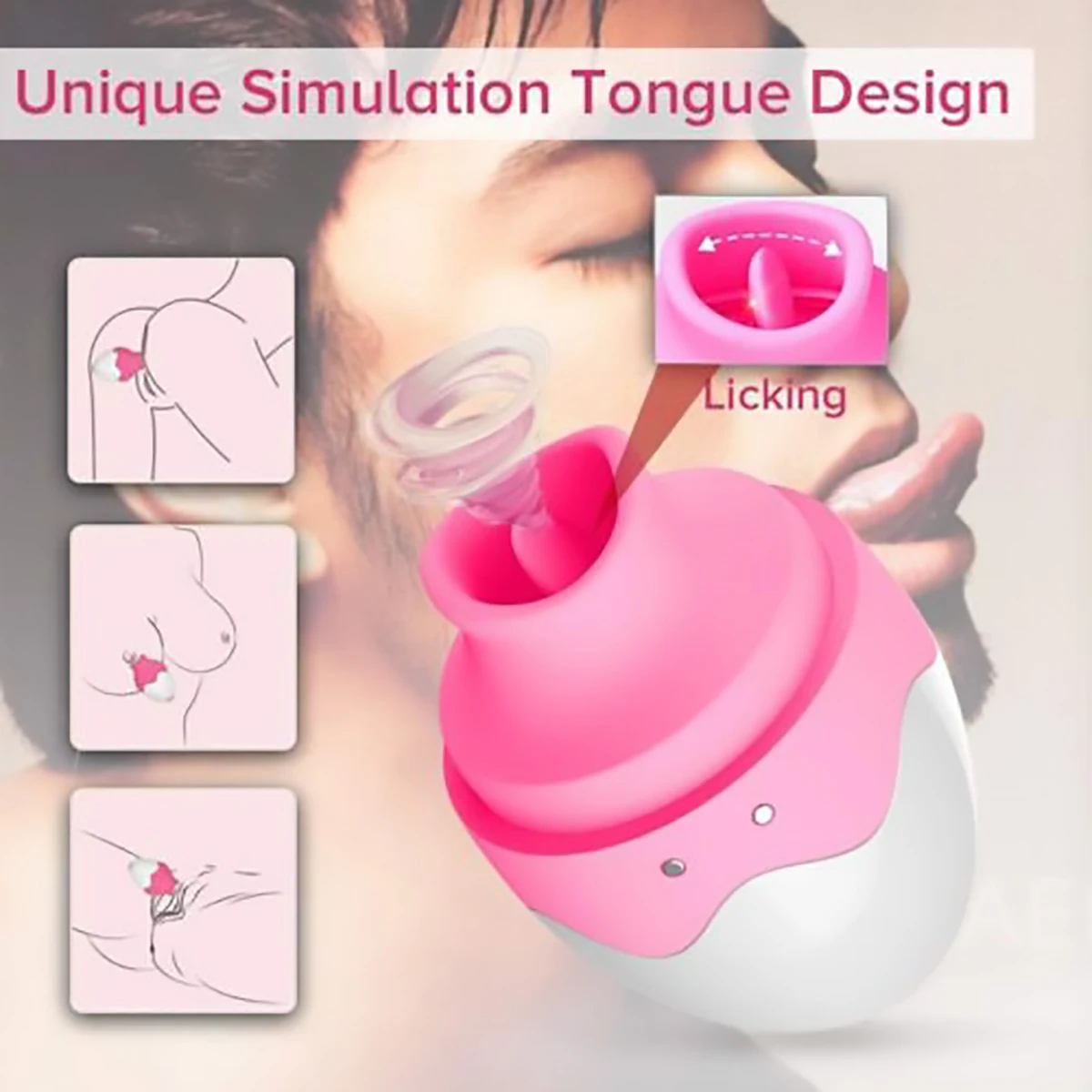 Оральный клитор орального секса вибратор для сосков присоска массажер