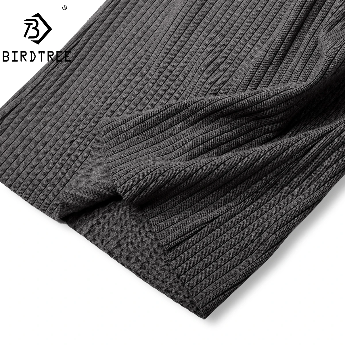 Элегантная прямая трикотажная Женская юбка с высокой талией весна 2020 Корейская