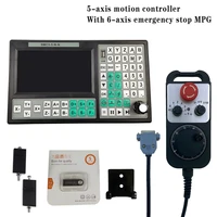 special offer hot 5 axis offline cnc controller set 500khz motion control system 7 inch screen 6 axis emergency stop hand wheel