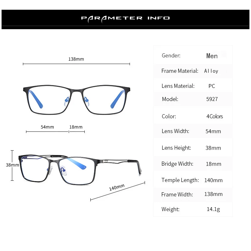 DEARMILIU 2020 новые очки металлическая маленькая оправа синий свет блокирующая