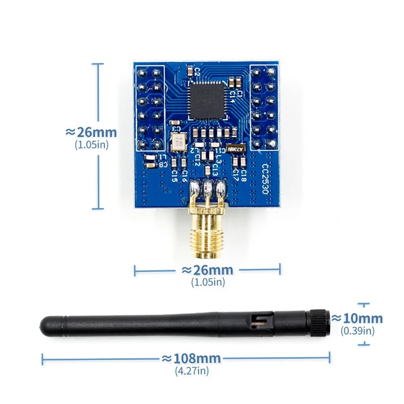 CC2530 Zigbee модуль UART беспроводная основная плата макетная последовательный порт
