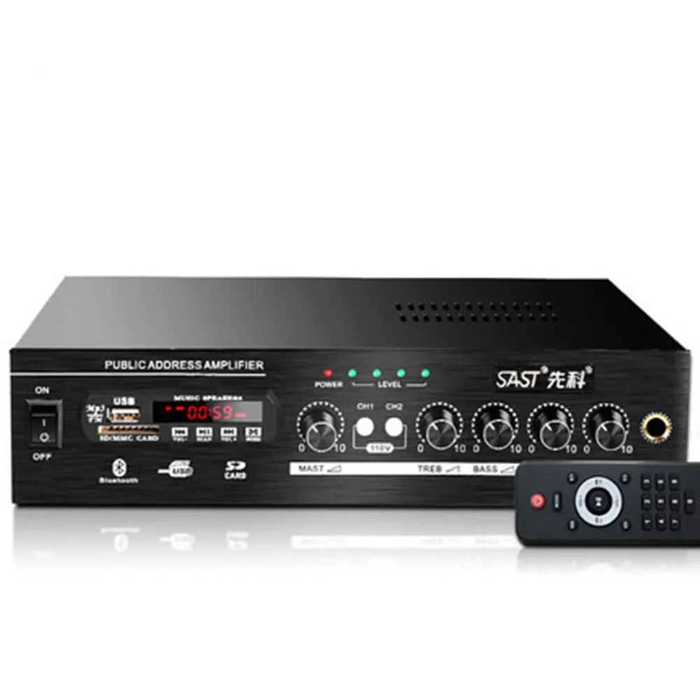 SA-5016 constant pressure fixed resistance 2.0 channel 80W home high fidelity power Bluetooth AV amplifier 300*280*100mm | Электроника