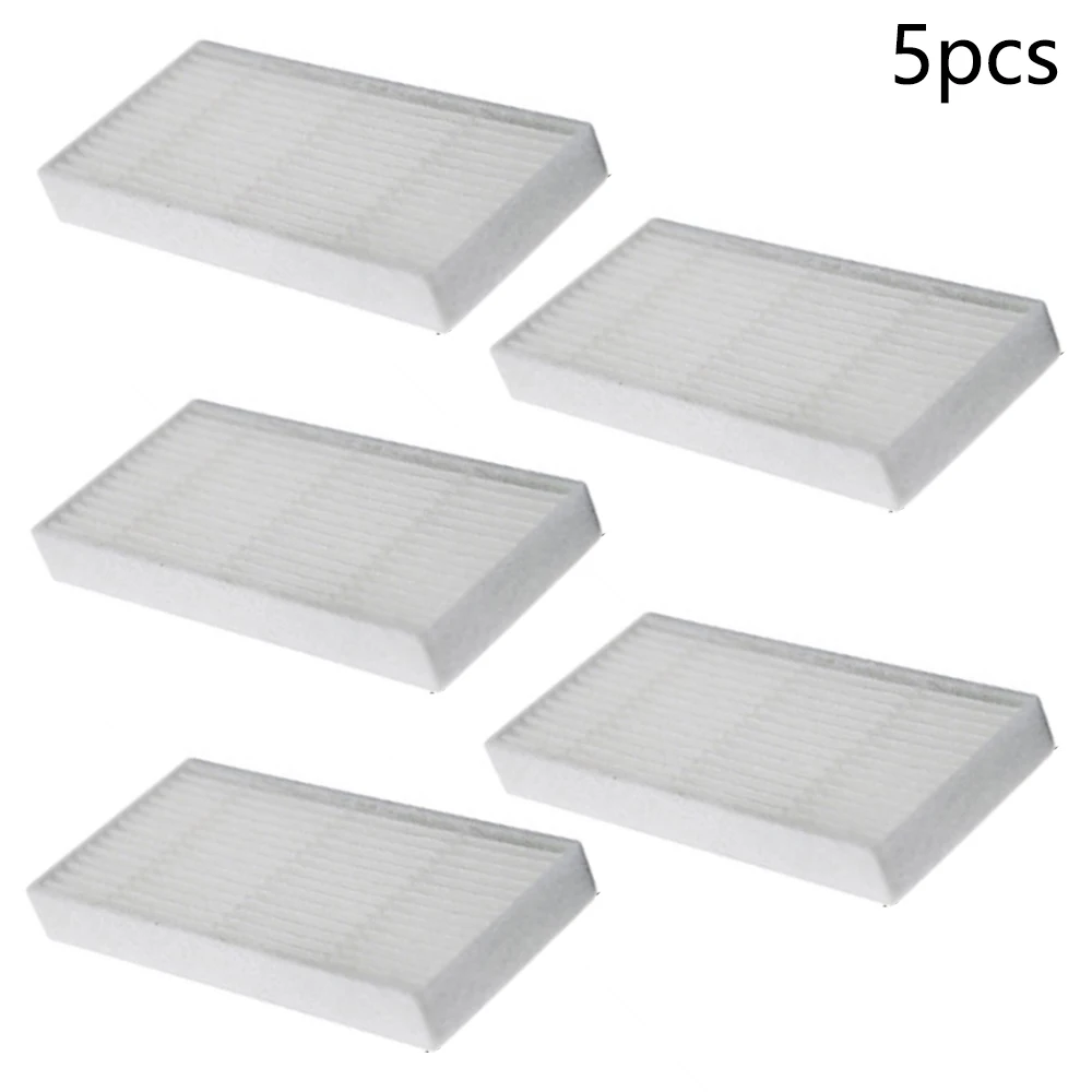 

5pcs Filters For Sweeping Mopping Robot Liver Robot Vacuum Cleaner Parts Filter 90mm*40mm*10mm Clean Accessories
