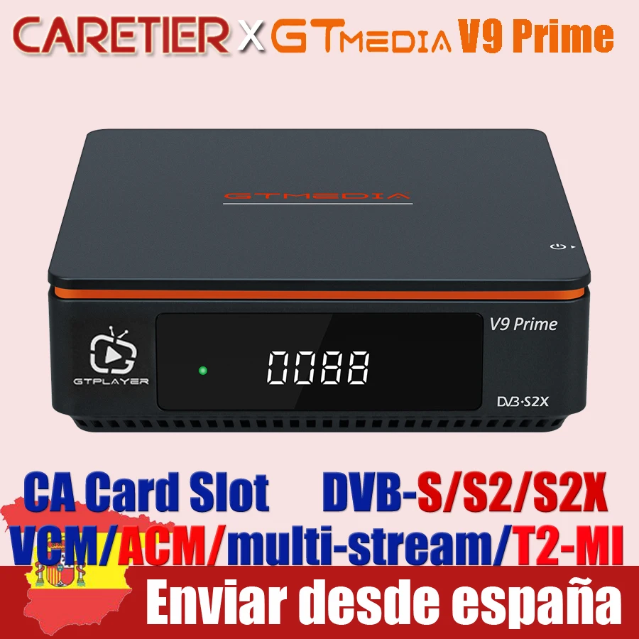 1 шт. [Подлинный] GTMEDIA V9 Prime Super DVB-S/S2/S2X приемник с поддержкой MARS H.265 - Цена: 2968.85