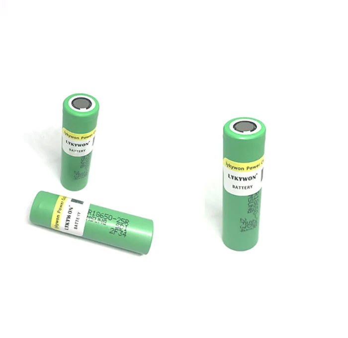 2pcs/lot High qualit original Korea INR18650-25R 18650 2500mAh 3.7V li-ion battery batteries for e-cigarette free shipping | Электроника