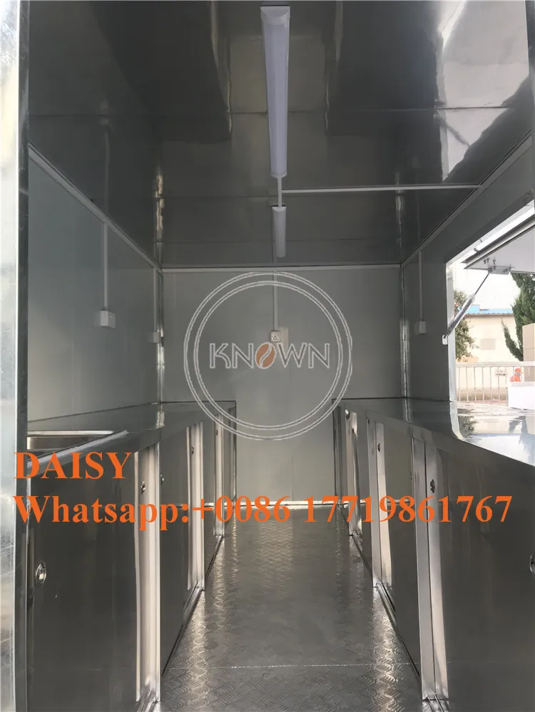 Уличный мобильный киоск для фаст-фуда тележка хот-догов торговый трейлер фургон