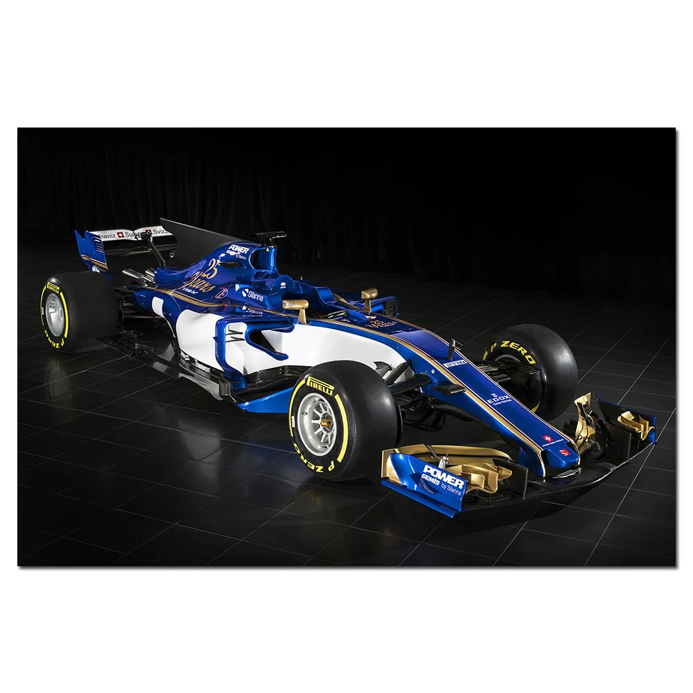 Formula1 Sauber C36 гоночный автомобиль фото настенный художественный постер картина