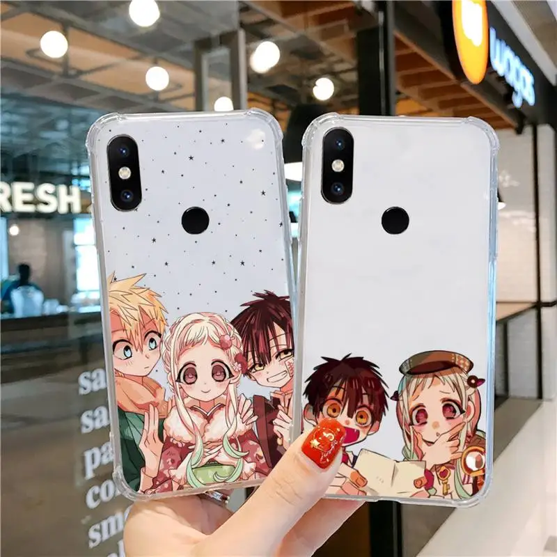 

Anime Hanako Kun Yugi Phone Case Transparent For Xiaomi CC 9 11 MAX3 Mix3 MIX2 6X 8 5x 10S 11 10 X SE lite Pro