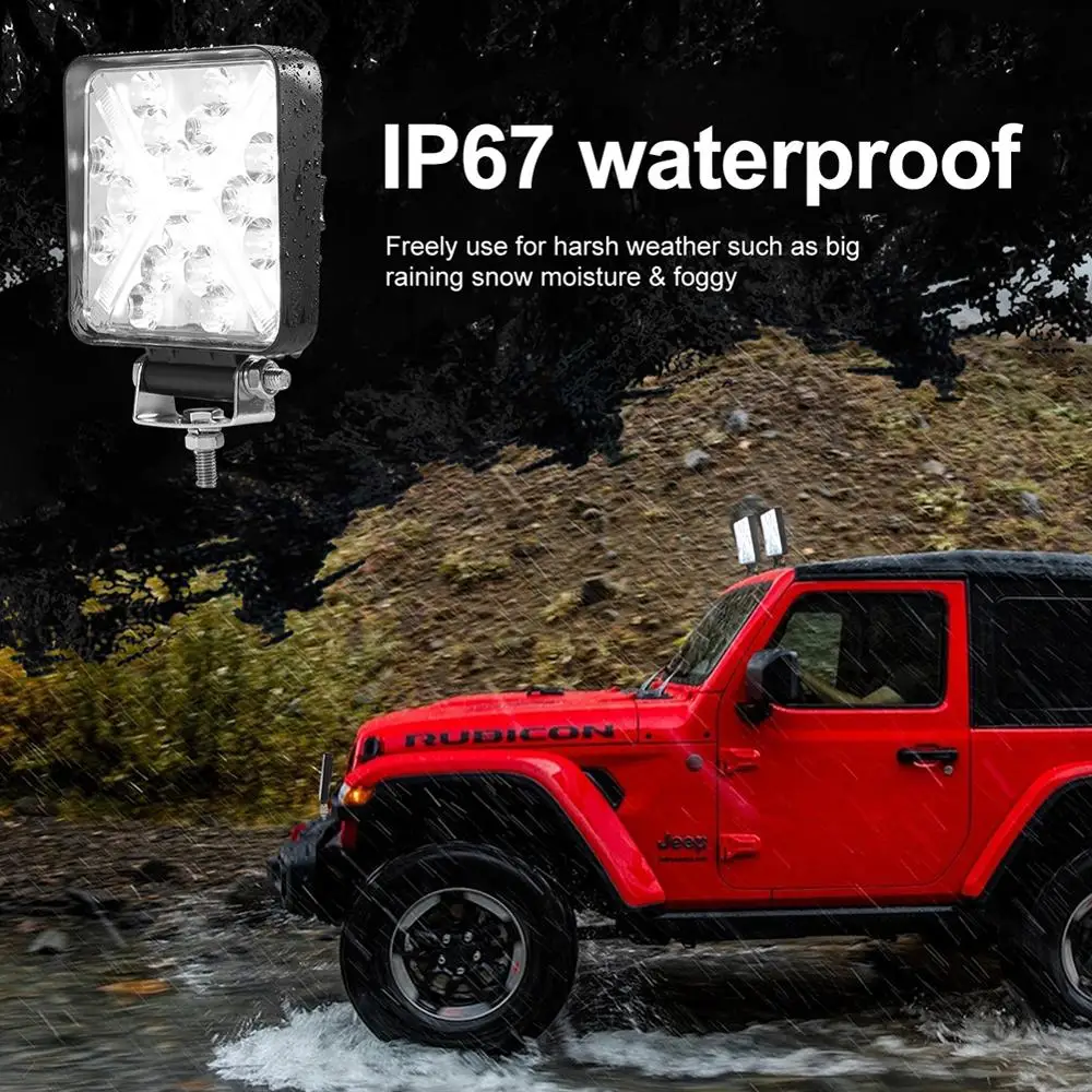 1/2 шт. передние противотуманные фары для внедорожников|Световая рейка/рабочее