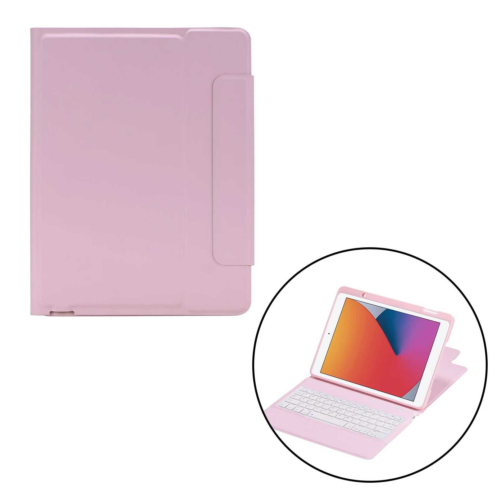 Тонкая Bluetooth-клавиатура с полной защитой для iPad 10 5 2019 Pro 2 2020 противоскользящими