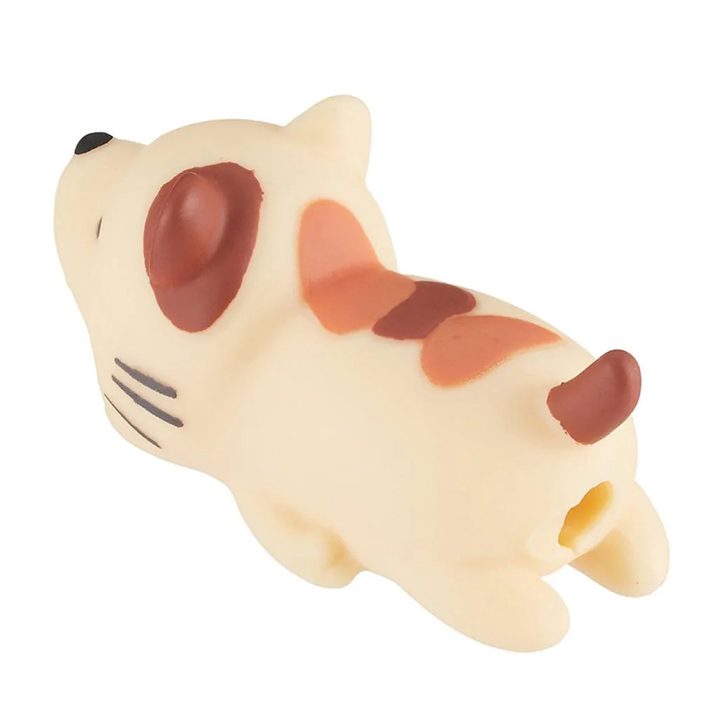 Защита кабеля Милая защита в форме животного предотвращает поломку для iPhone