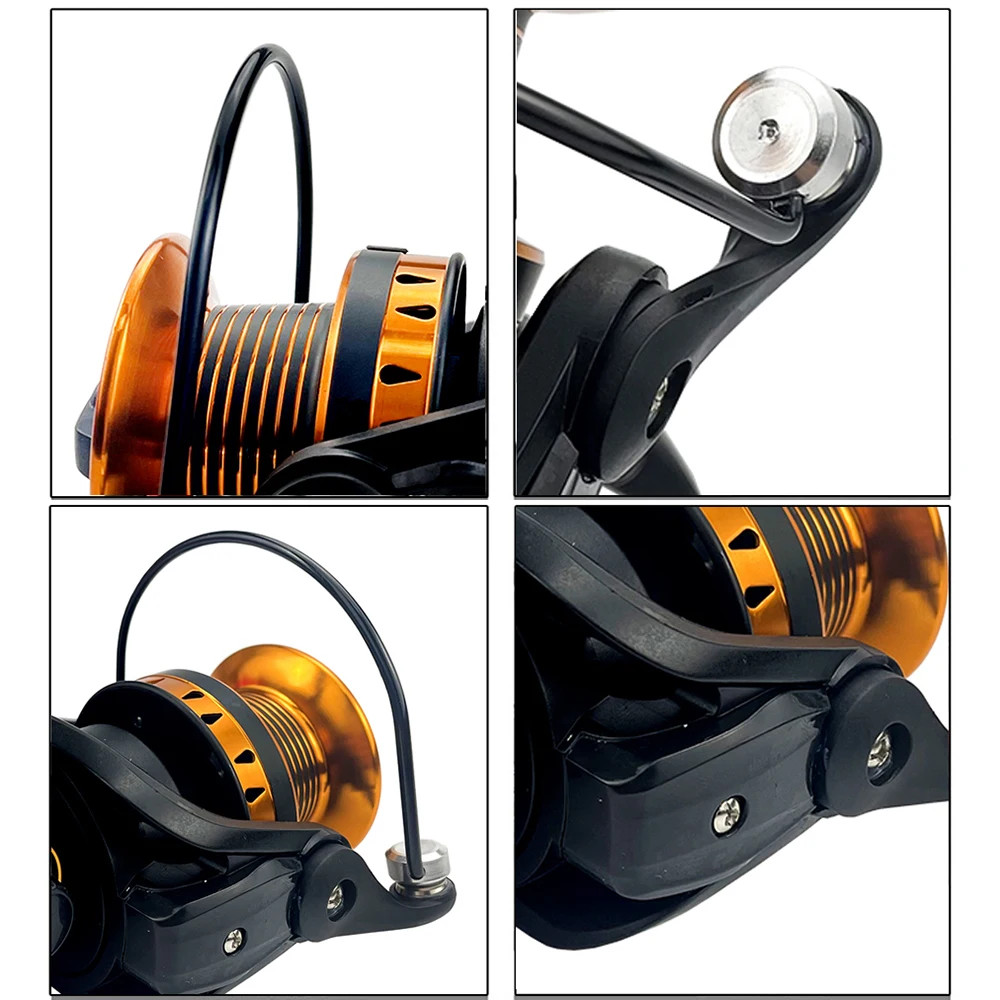 Surfcast Reel 12+1BB 5.2:1 Max Drag 10-12 KG Fishing Saltwater Beaches Spinning | Спорт и развлечения