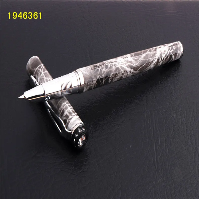 Роскошный бренд Jinhao 301 инкрустированная шапка с бриллиантом канцелярские принадлежности офисные школьные принадлежности авторучка Новинка - Цвет: D-1