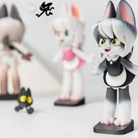 blind box toys lot original maidservant cat guess bag figures surprise box anime model guess figurine doll for girls gift
