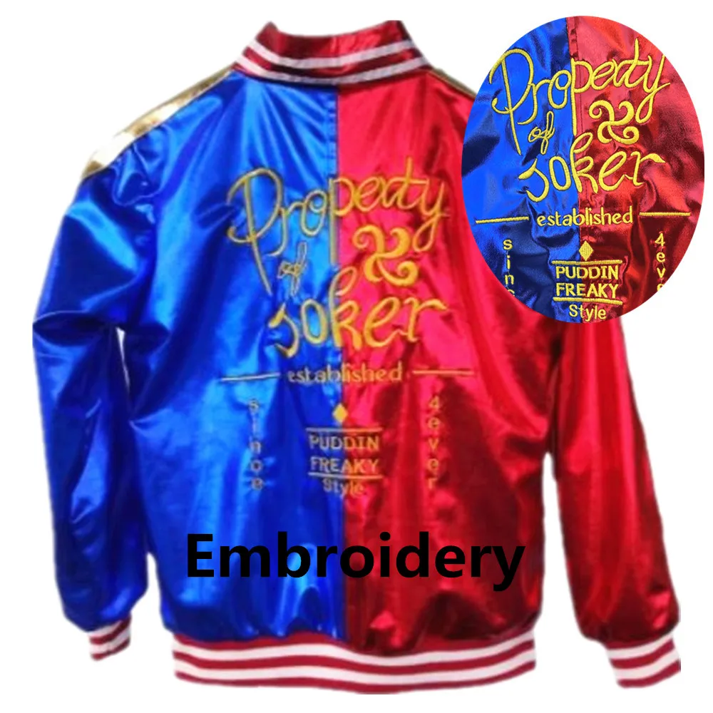 Детские костюмы для косплея Харли из отряда Квинна с вышивкой аксессуары