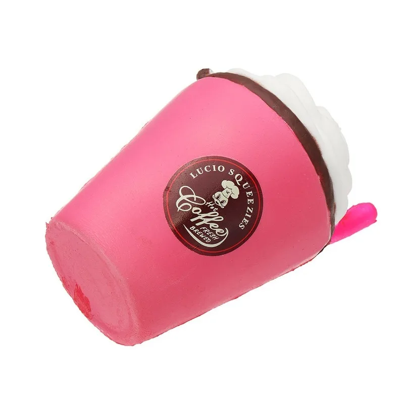 

Strawberry Ice Cream Cup Squishy 12cm Slow Rising With Packaging Collection Gift Soft Toy
