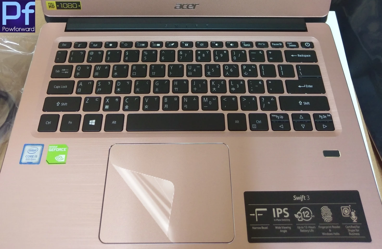 2 шт./упак. матовый стикер тачпада пленка для ACER Swift 3 SF315 41G Сенсорная панель